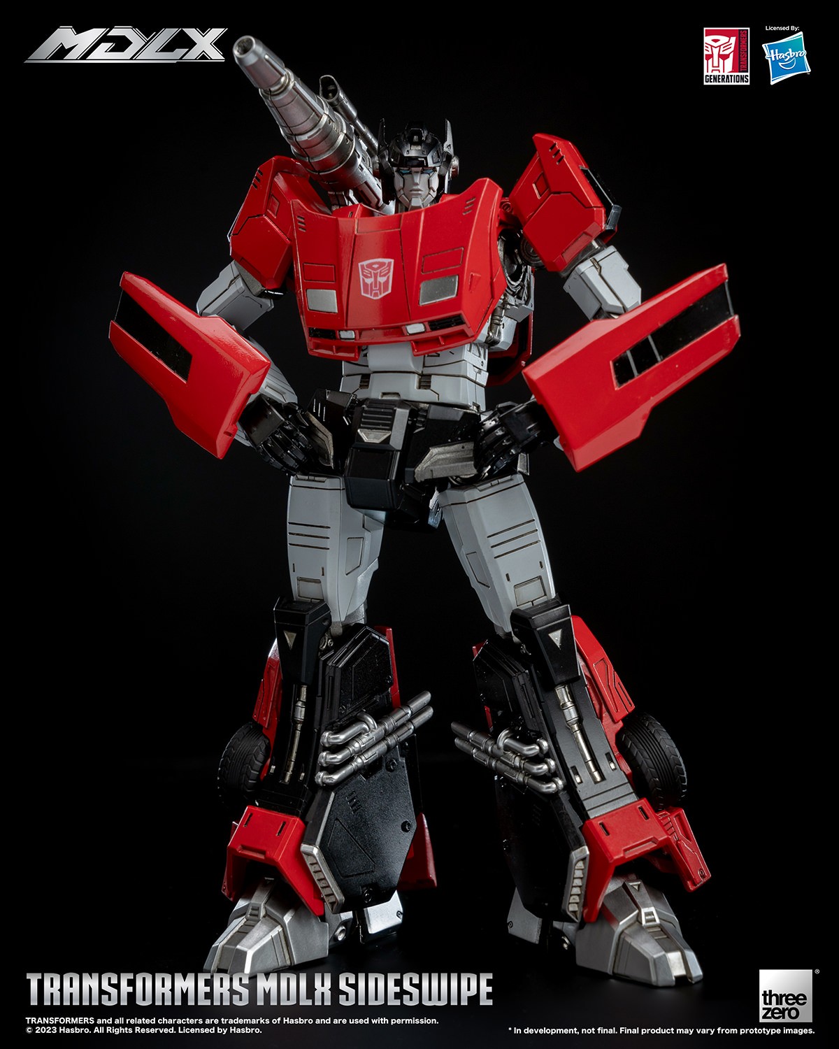 Transformers Sideswipe MDLX Collectible Figure  (Prototype Shown) View 7