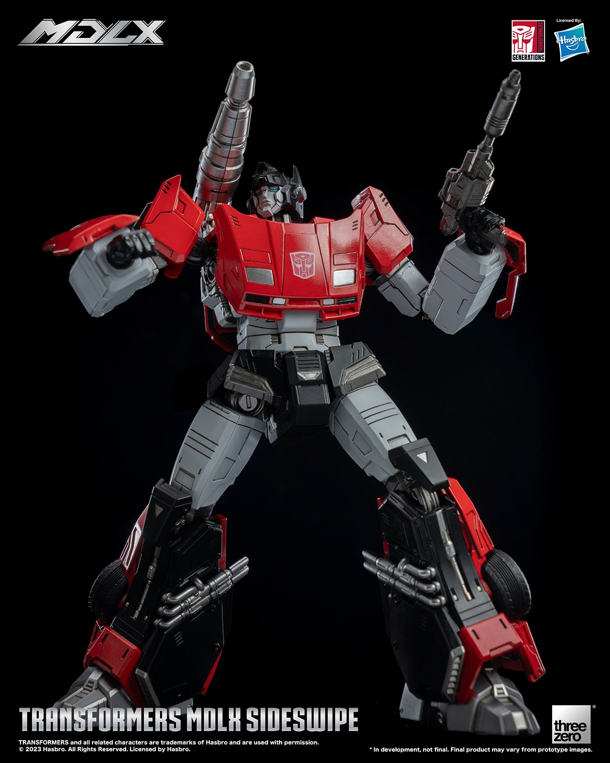 Transformers Sideswipe MDLX Collectible Figure  (Prototype Shown) View 10