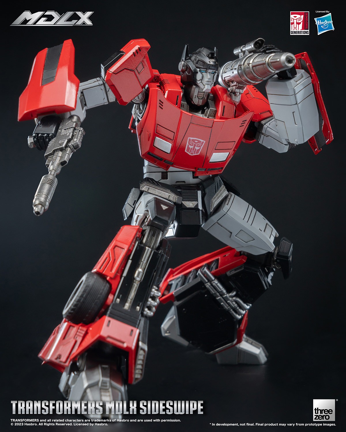 Transformers Sideswipe MDLX Collectible Figure  (Prototype Shown) View 15