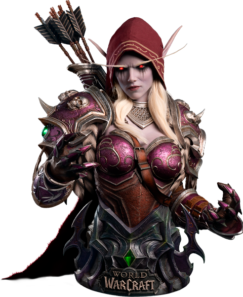 Sylvanas Windrunner Life Size Bust by Infinity Studio