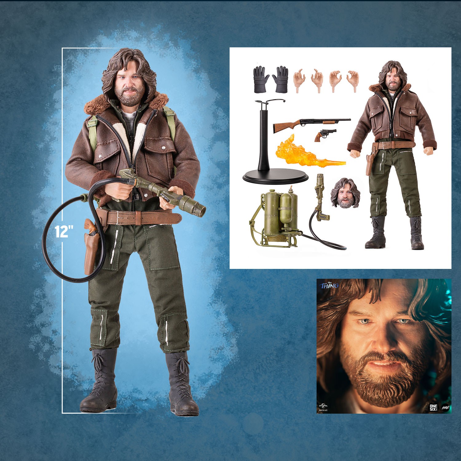 The Thing The Thing: MacReady Sixth Scale Figure  (Prototype Shown) View 2