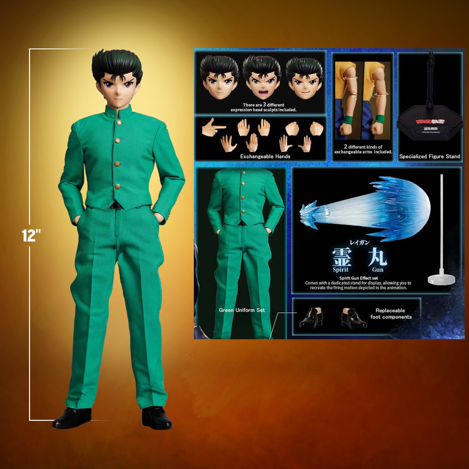 Yusuke Urameshi Sixth Scale Figure by Asmus Collectible Toys Yusuke Urameshi Sixth Scale Figure by Asmus Collectible Toys