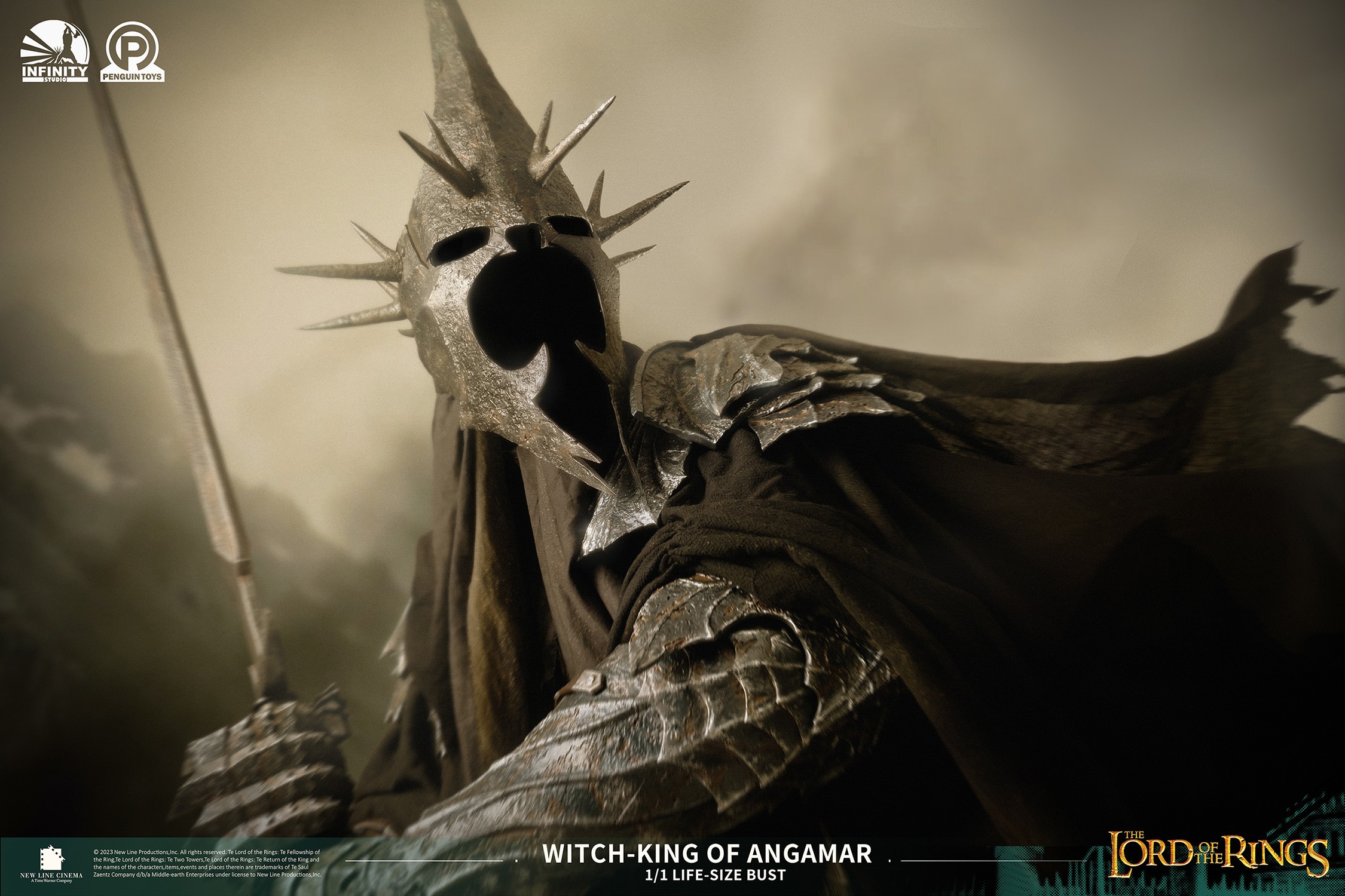 フィギュア　Witch-King of Angmar-アングマールの魔王- 「ロード・オブ・ザ・リング」 マジックマトリックスシリーズ 1/1 ライフサイズバスト Infinity Studio 'The Lord of the Rings' Witch-King of Angmar