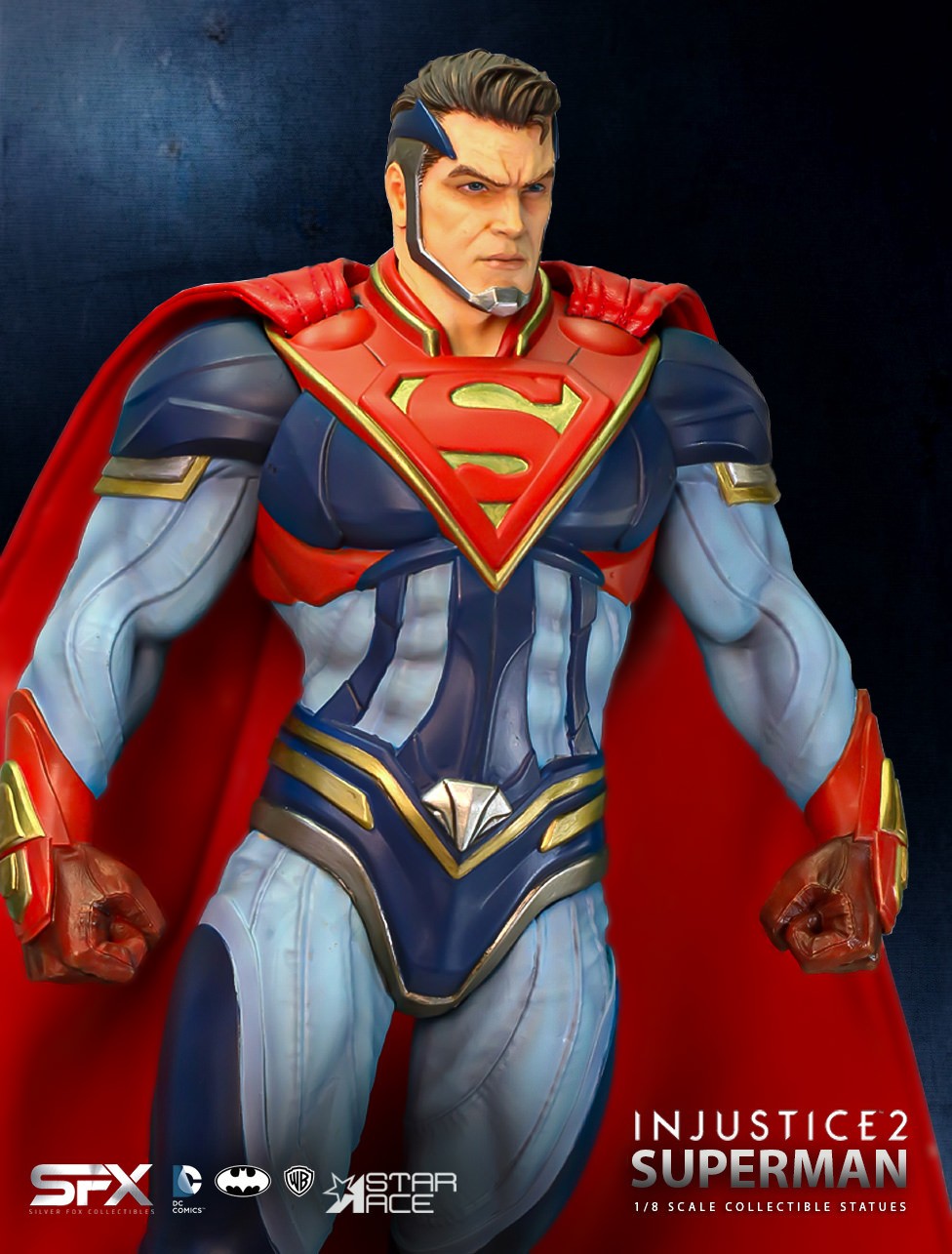Injustice 2 superman action figure top