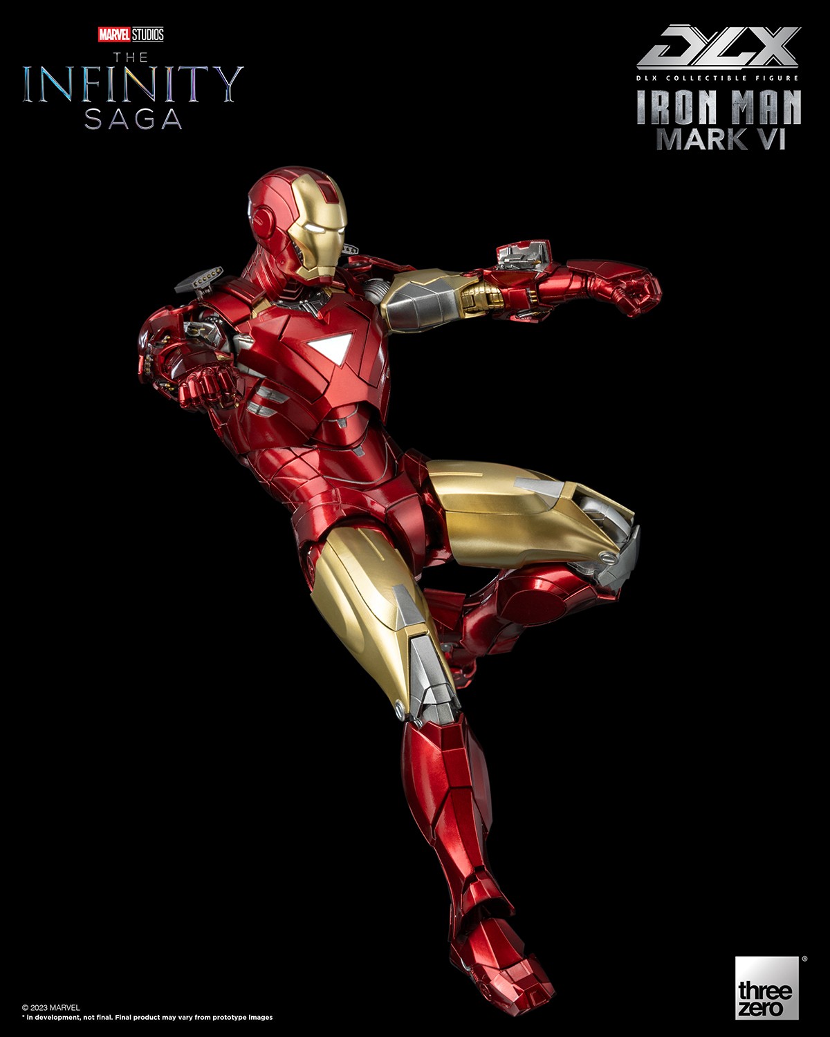 DLX アイアンマン・マーク6 1/12 可動フィギュア[スリー・ゼロ] DLX アイアンマンマーク6 1/12 可動フィギュア [スリーゼロ
