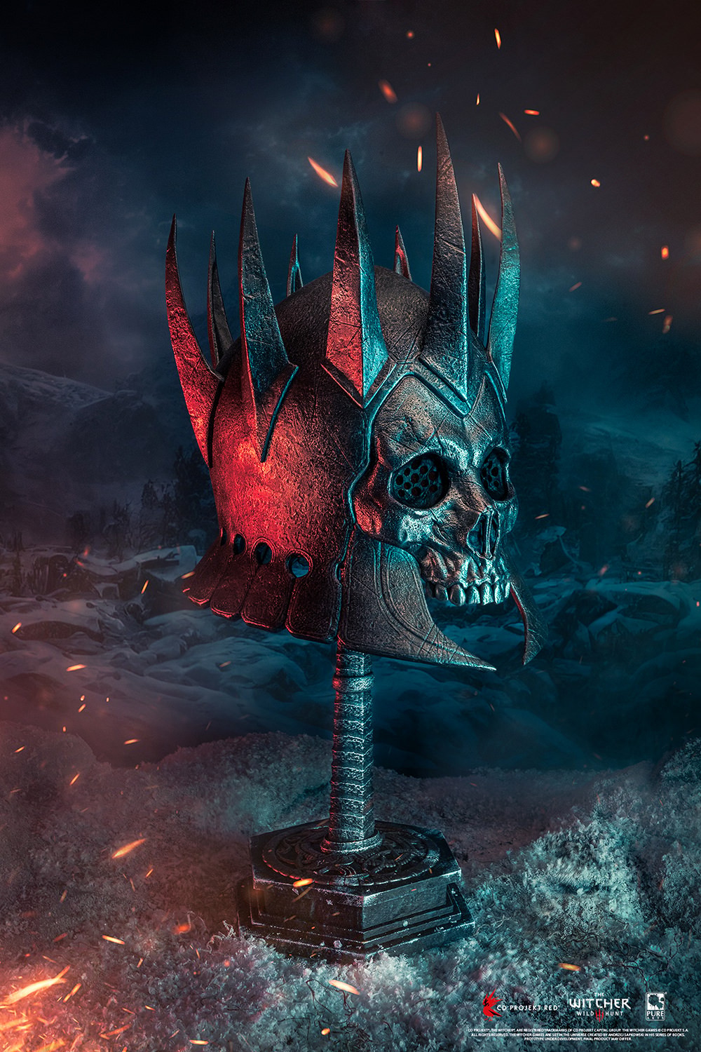 The Witcher 3: Wild Hunt Eredin Helmet Life-Size Replica  (Prototype Shown) View 32