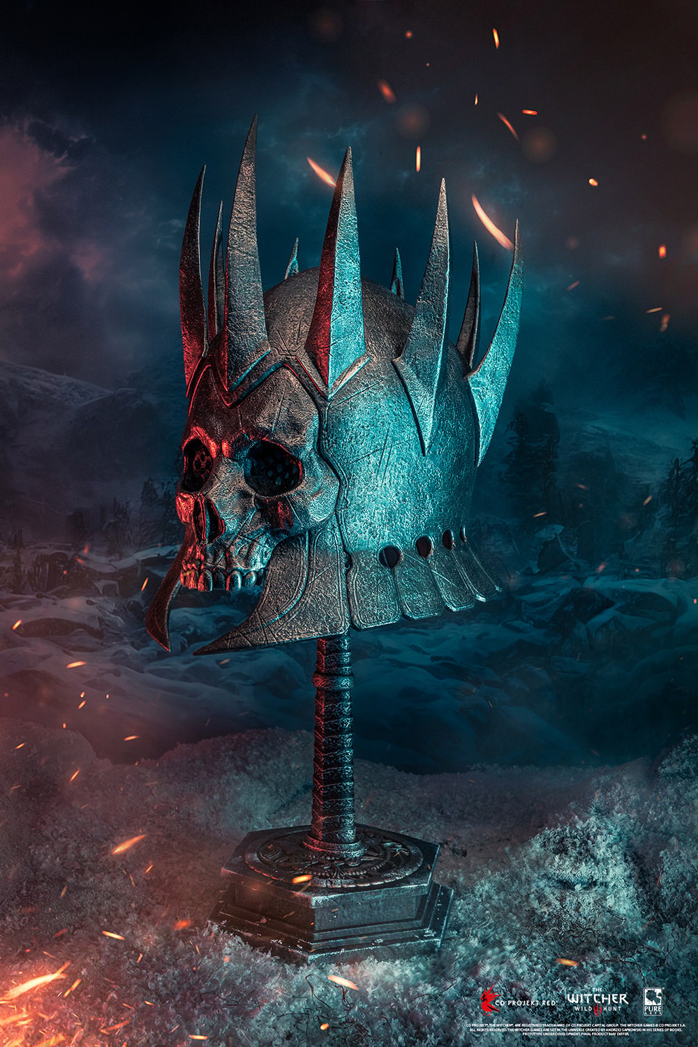 The Witcher 3: Wild Hunt Eredin Helmet Life-Size Replica  (Prototype Shown) View 33