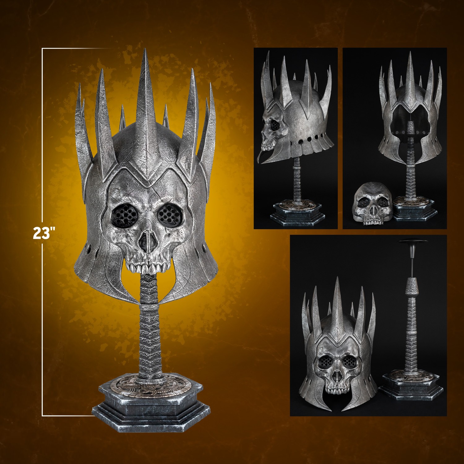 The Witcher 3: Wild Hunt Eredin Helmet Life-Size Replica  (Prototype Shown) View 2