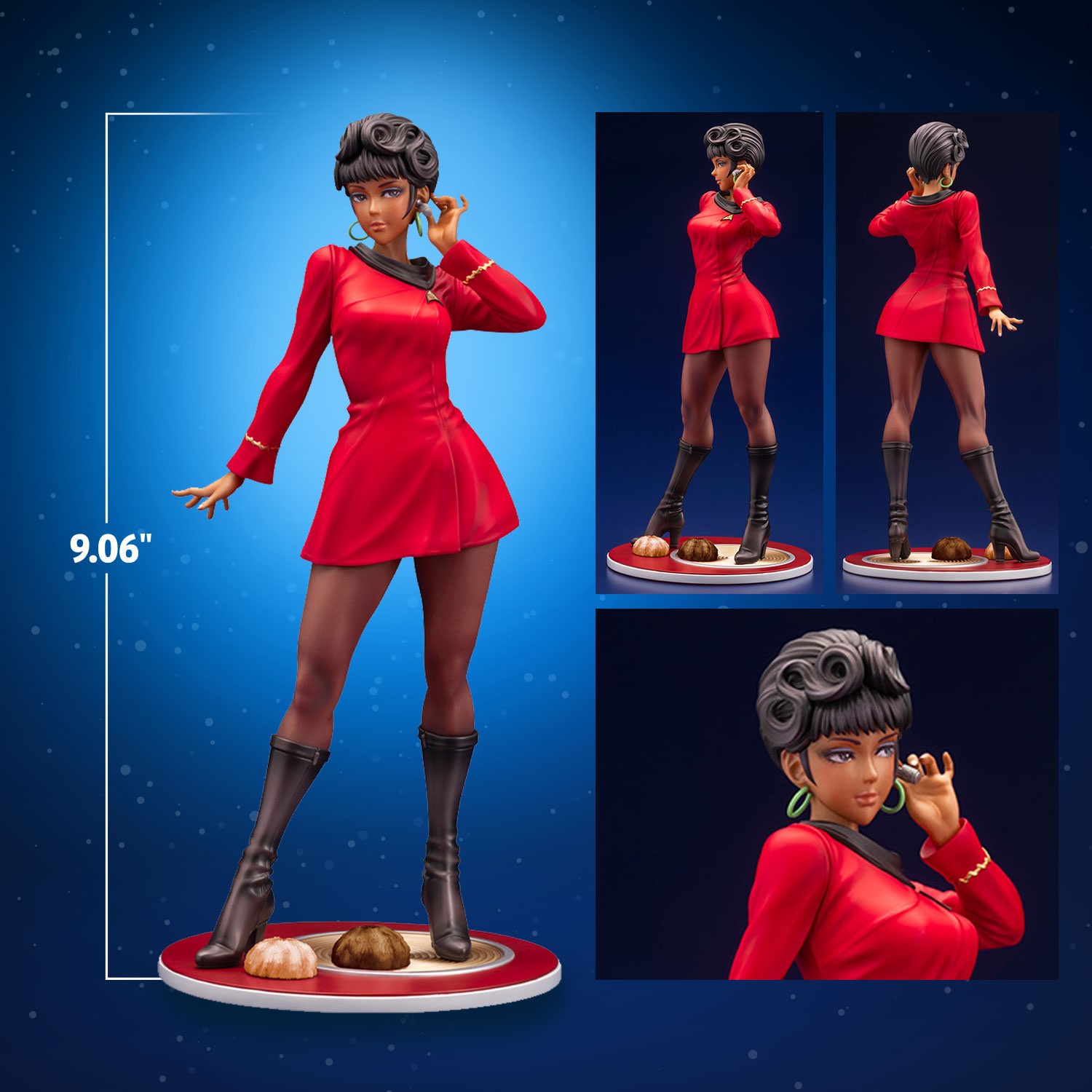 Star Trek Operation Officer Uhura Bishoujo Statues  (Prototype Shown) View 2