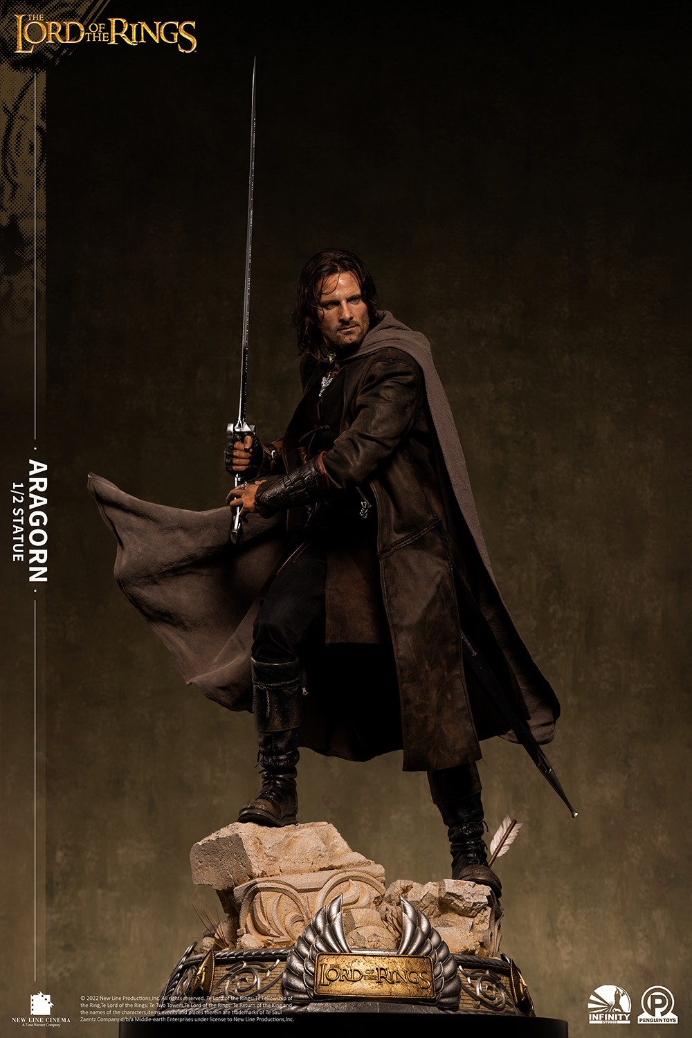 Statue Sideshow Aragorn 1/4 PF – Le Seigneur Des Anneaux – Édition Collection