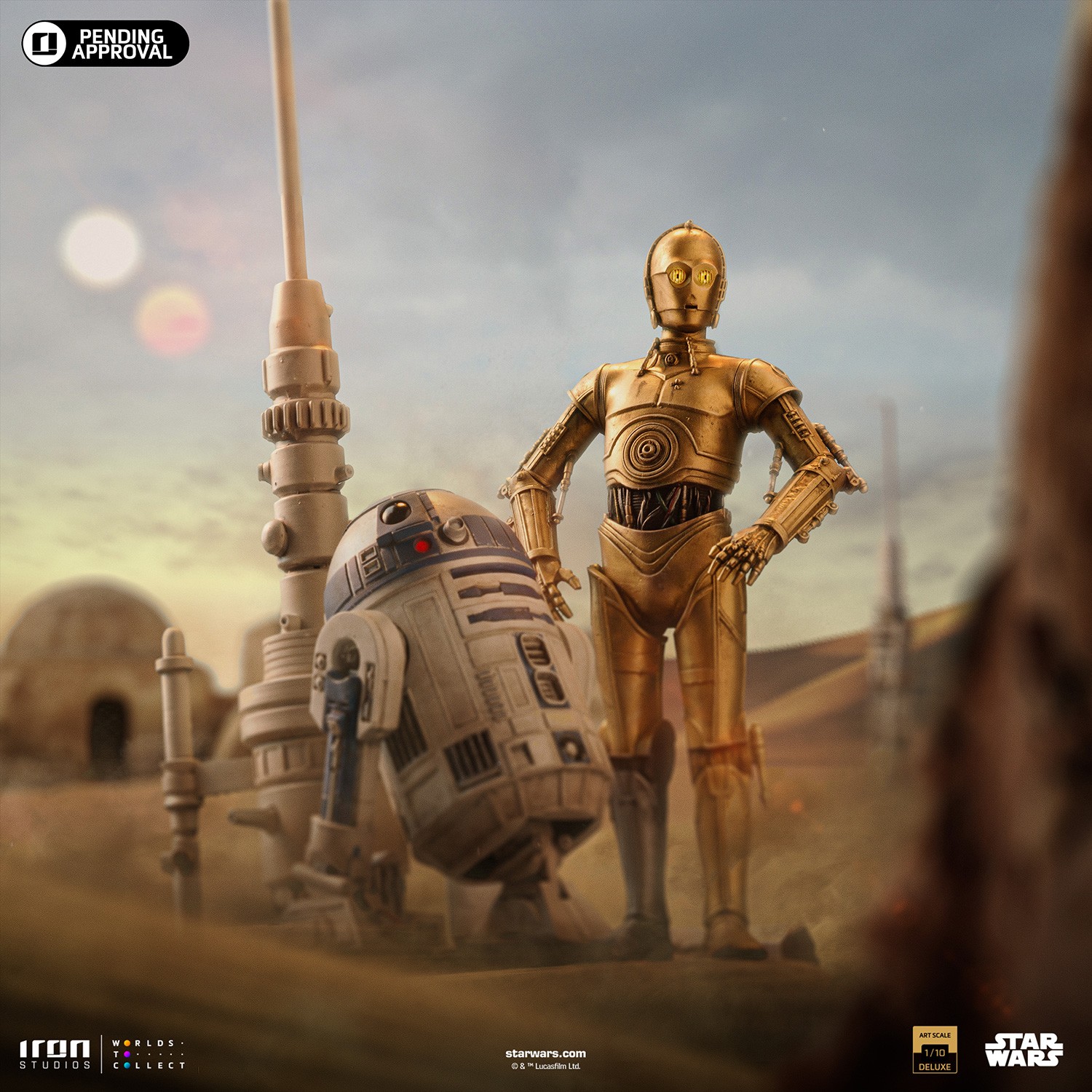 Metal Earth: Star Wars Set C-3PO + R2D2 Box Vers.