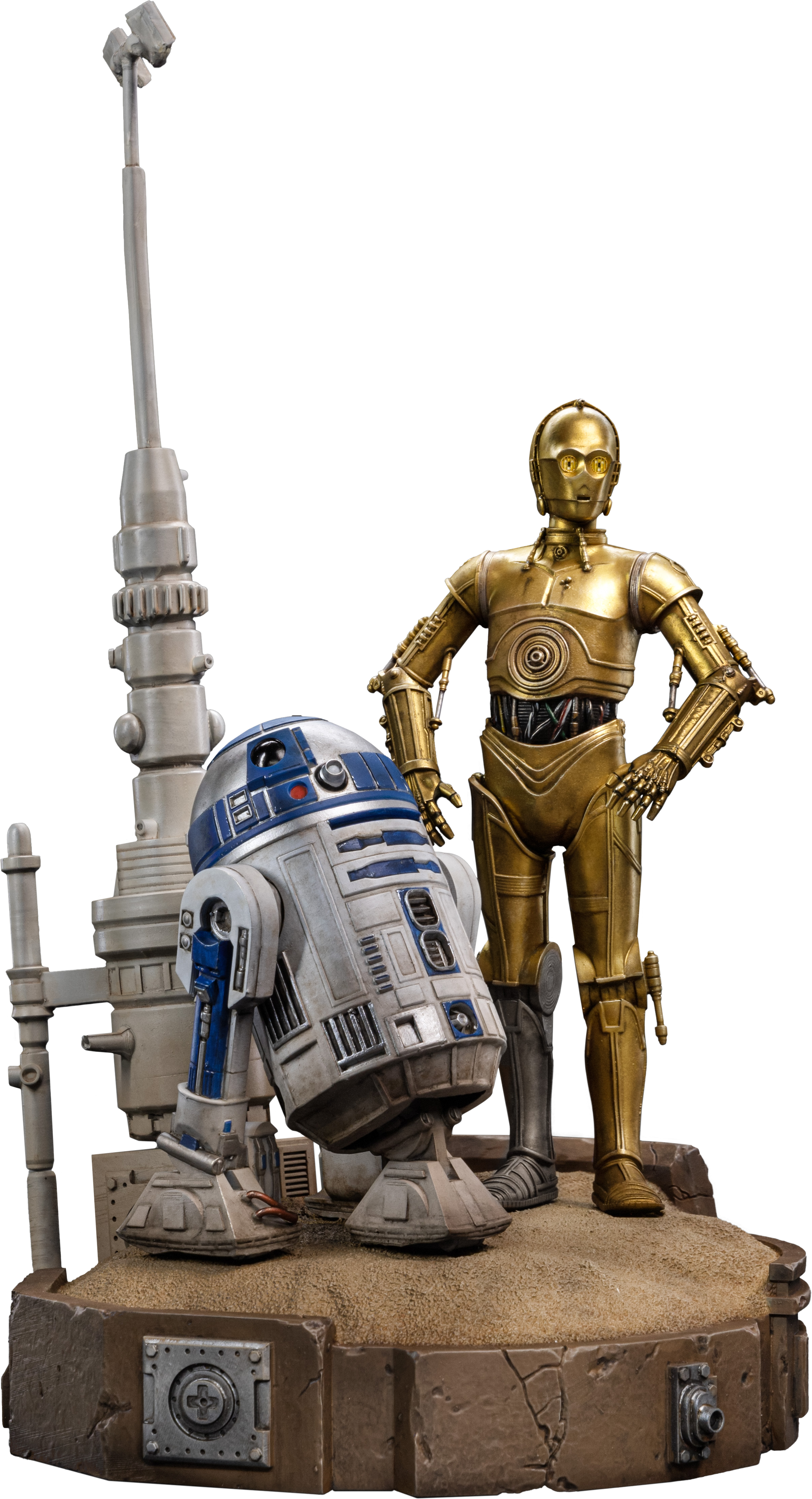 C-3PO and R2-D2 Deluxe Art Scale 1:10 Scale Statue by Iron