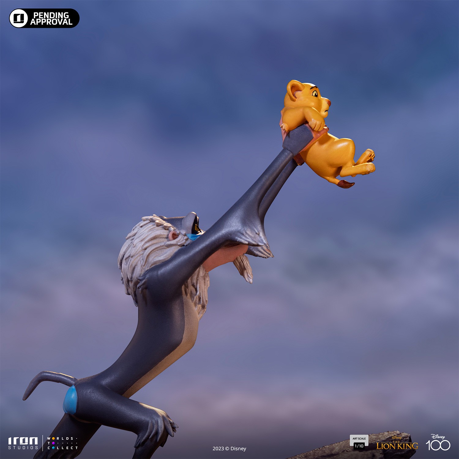 Lion King Art Scale 1:10 Scale Statue by Iron Studios
