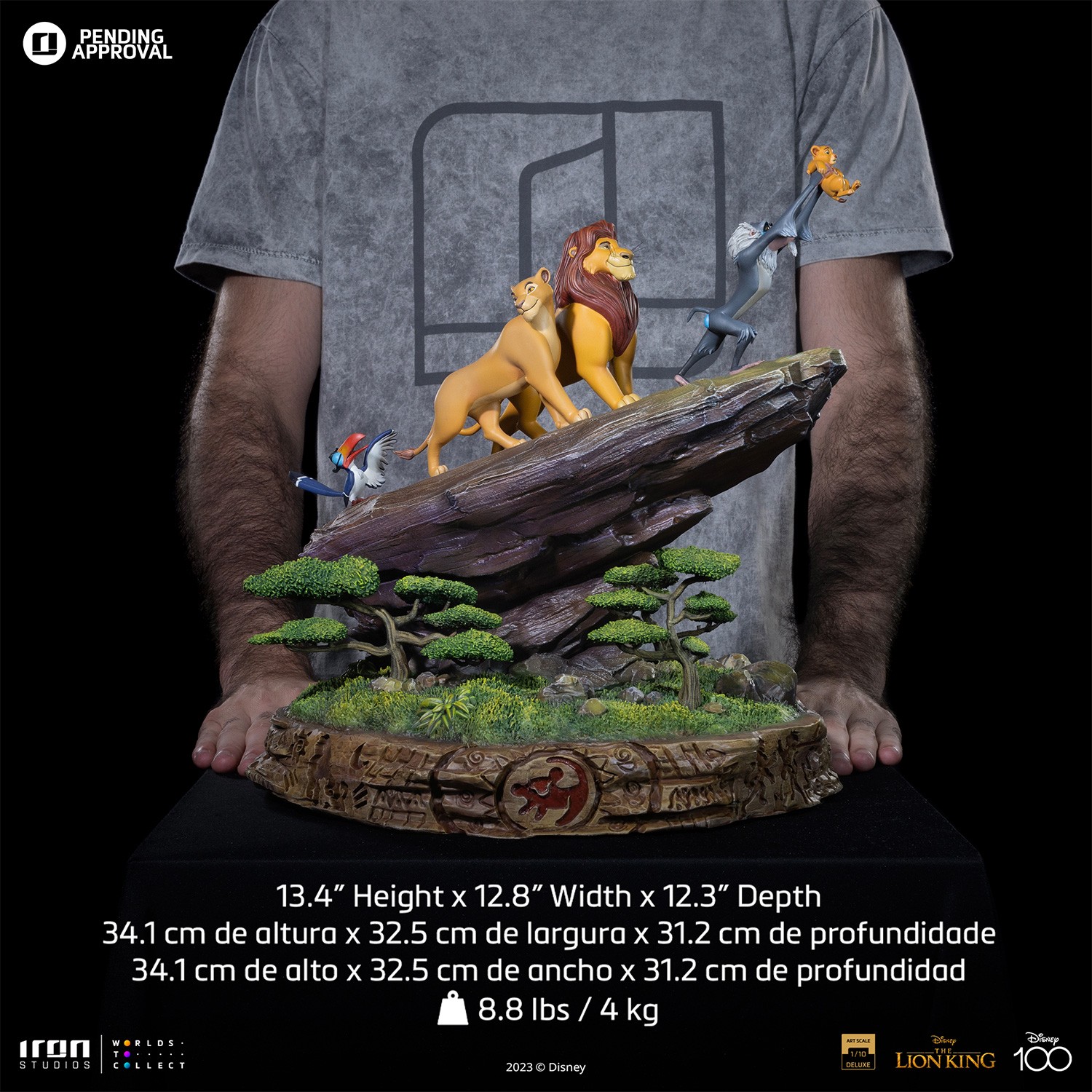 Disney Lion King Deluxe 1:10 Scale Statue  (Prototype Shown) View 9