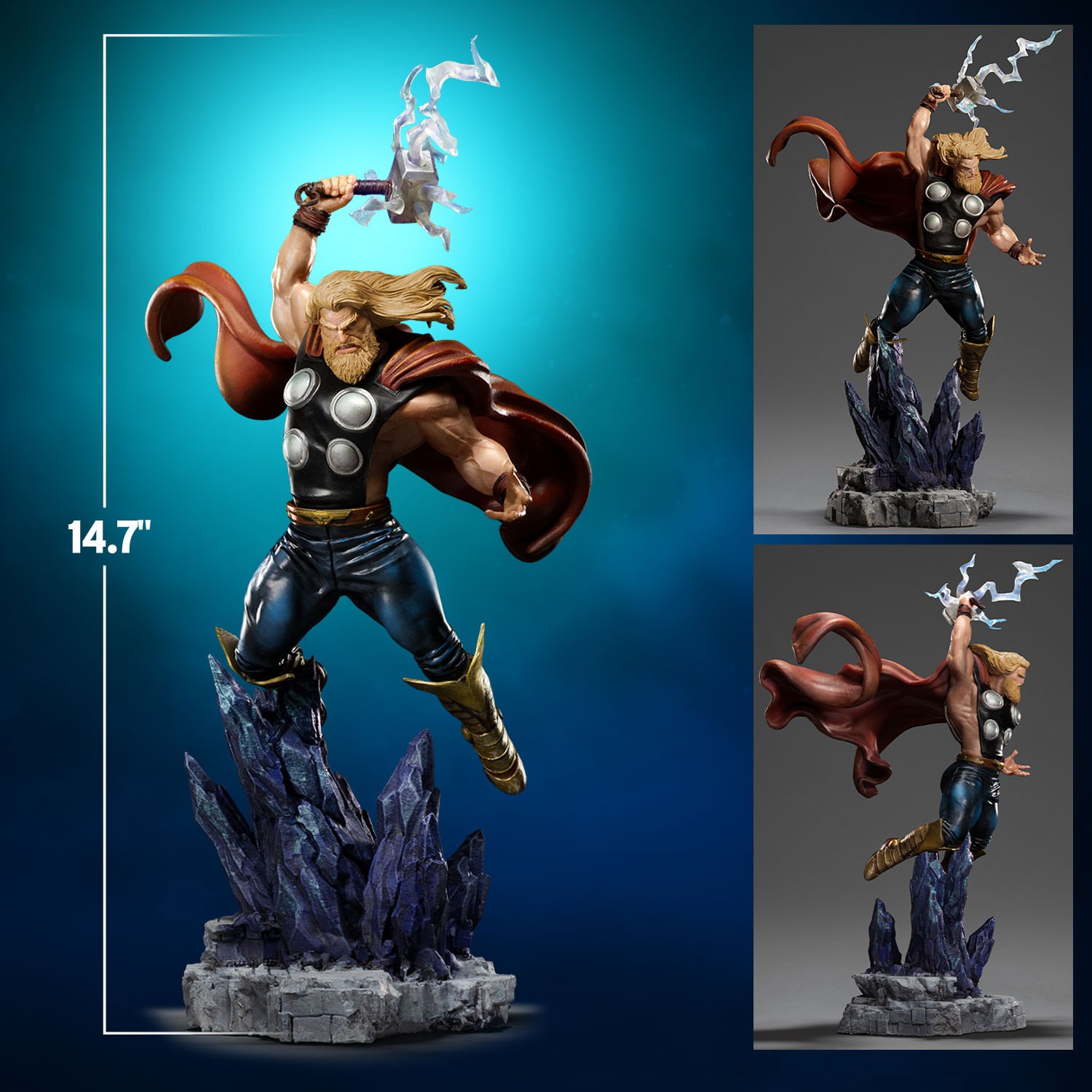 IRON STUDIOS : THOR 1.10 scale statue Thor_marvel_scale_656e236965131