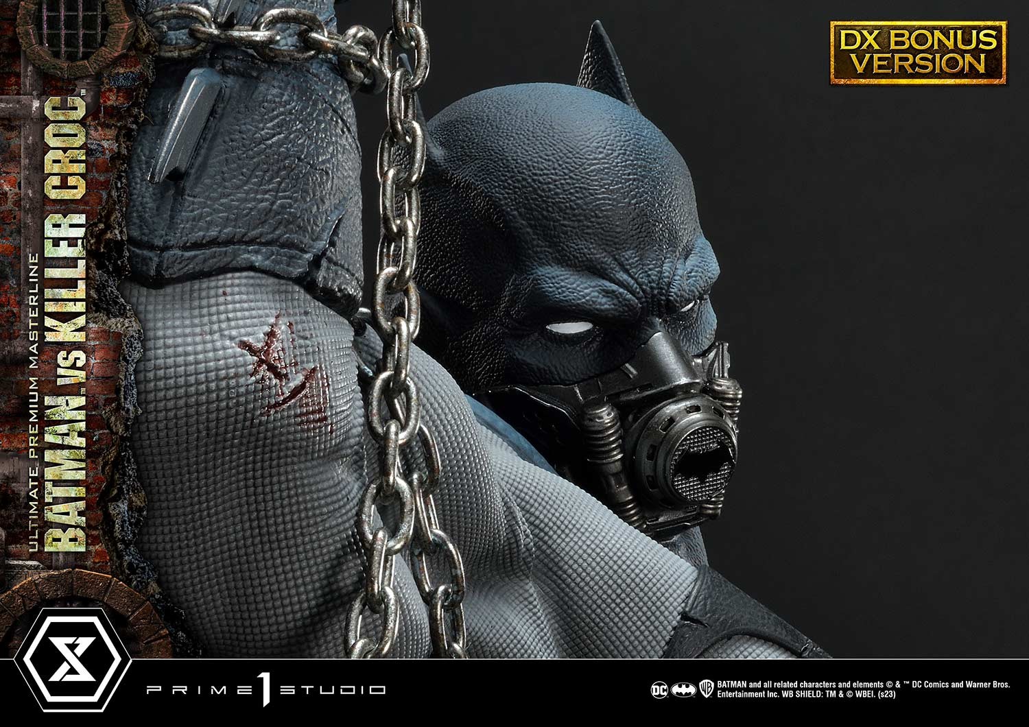 DC Comics Batman vs. Killer Croc (Deluxe Bonus Version) Quarter Scale Statue  View 12
