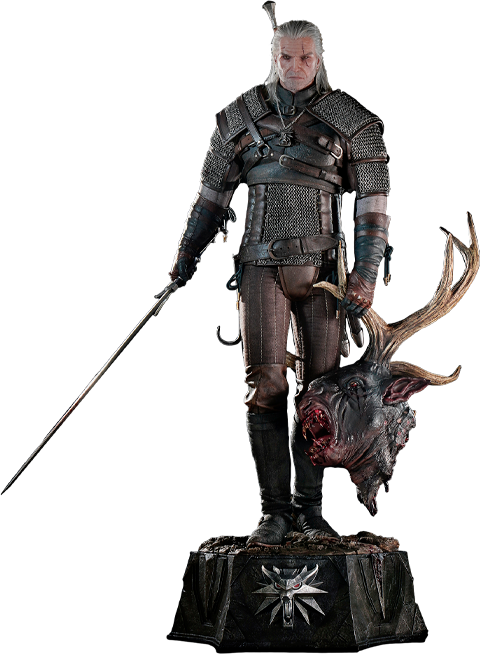 The Witcher 3: Wild Hunt Geralt of Rivia Statues  (Prototype Shown) View 15