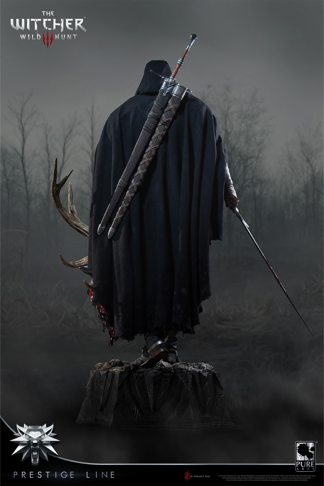 The Witcher 3: Wild Hunt Geralt of Rivia Statues  (Prototype Shown) View 13