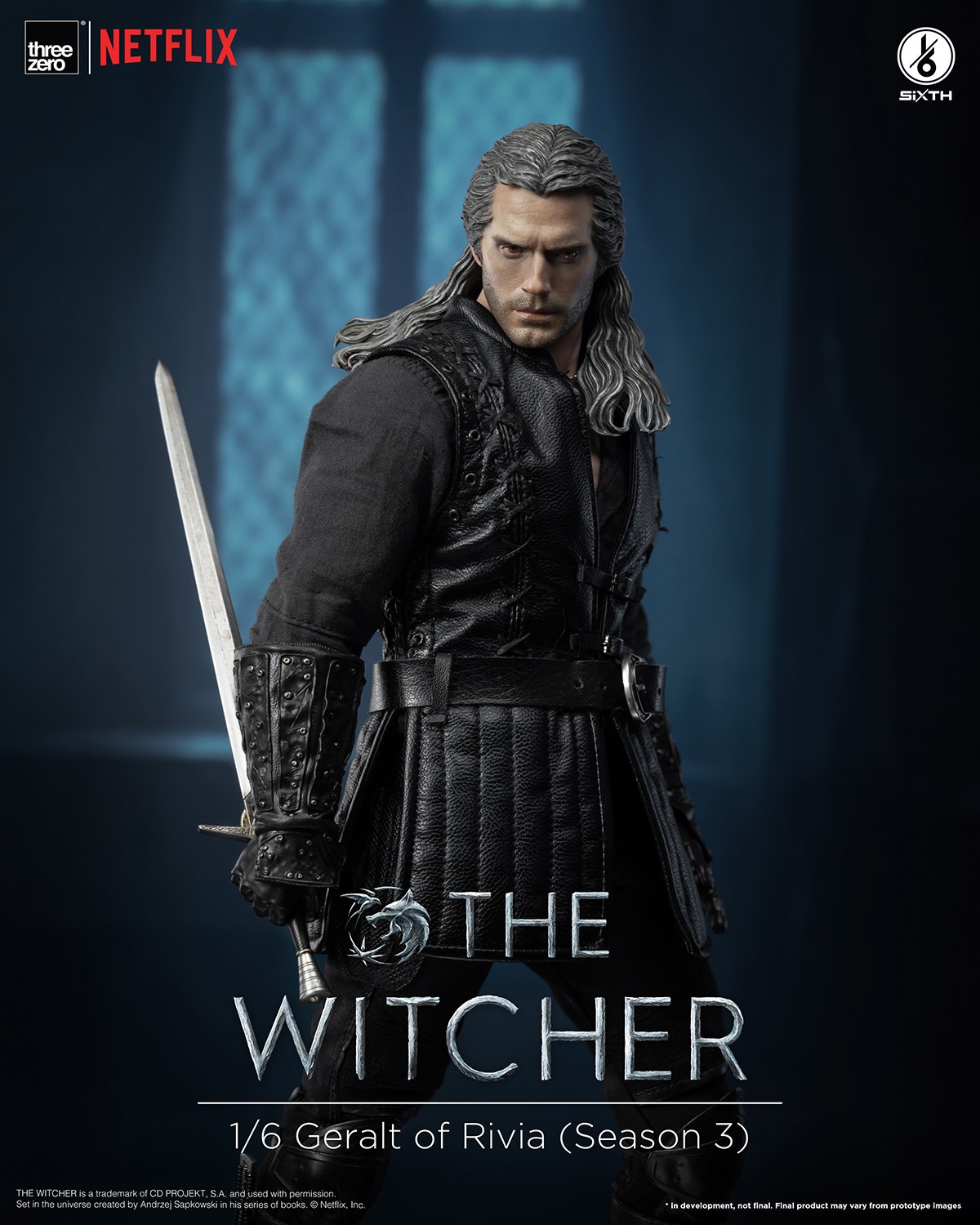 Geralt of Rivia Season 3 Sixth Scale Figure by Threezero
