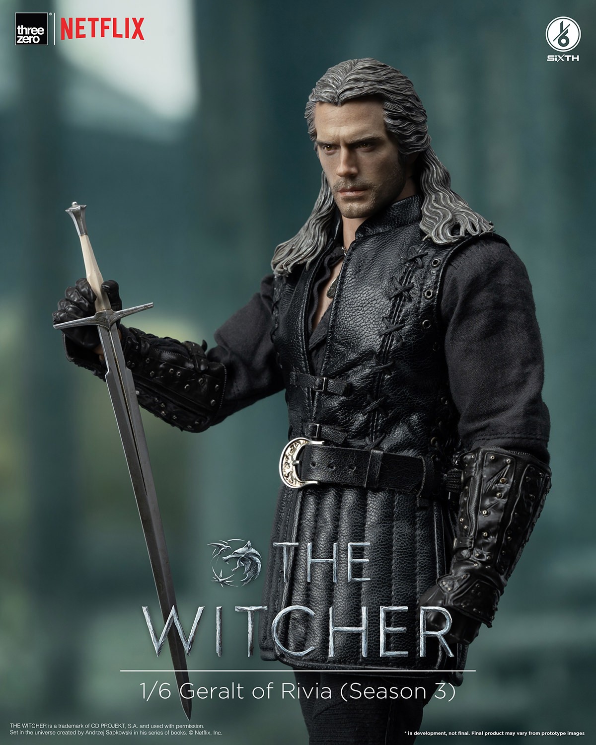 Geralt of Rivia Season 3 Sixth Scale Figure by Threezero