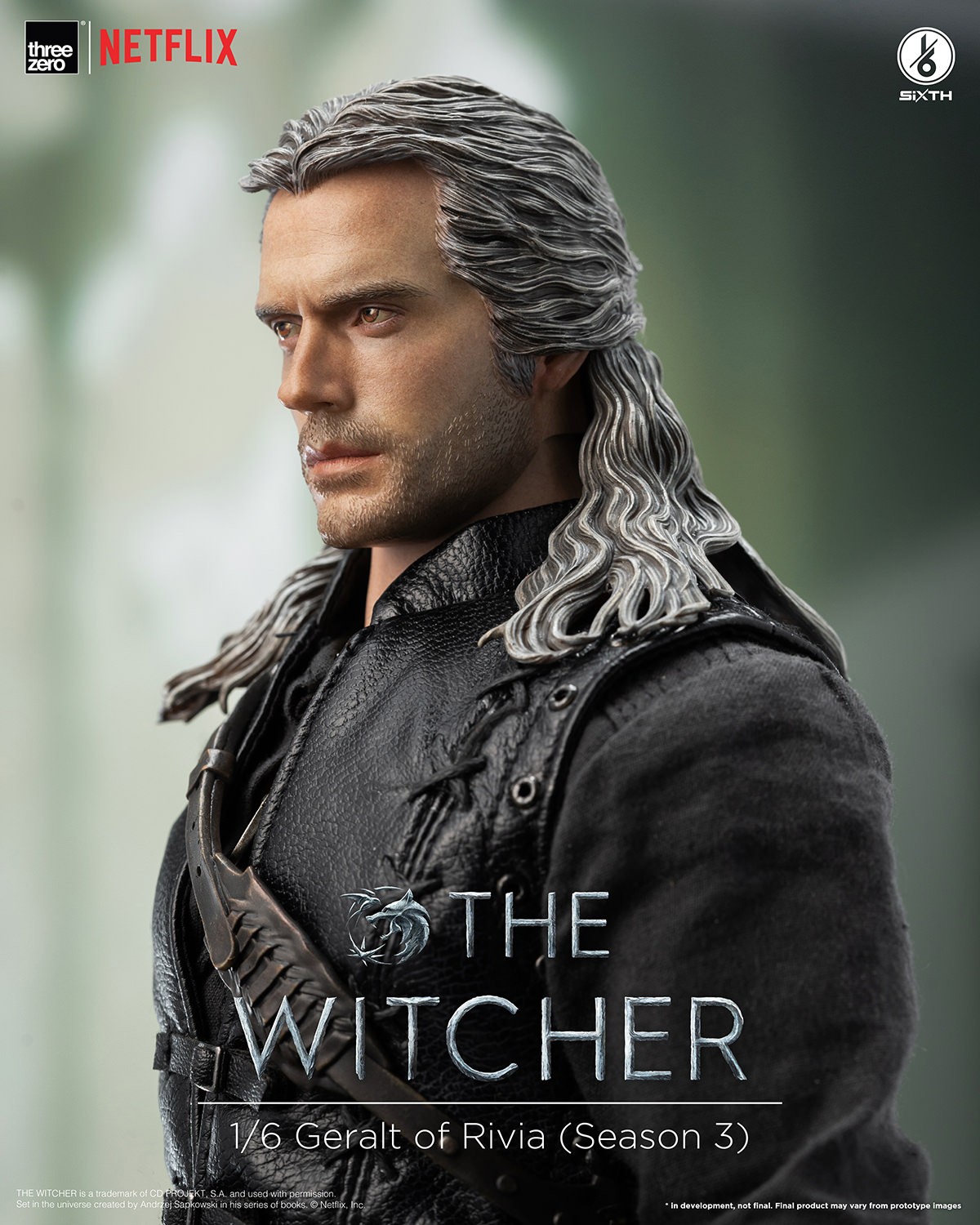 The Witcher Geralt of Rivia (Season 3) Sixth Scale Figure  (Prototype Shown) View 15