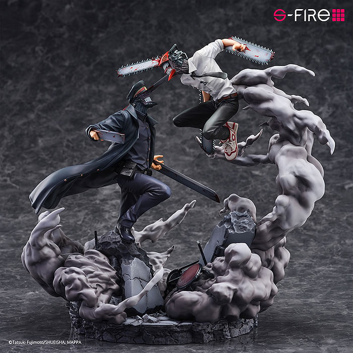Chainsaw Man Chainsaw Man vs. Samurai Sword Collectible Figure  (Prototype Shown) View 6