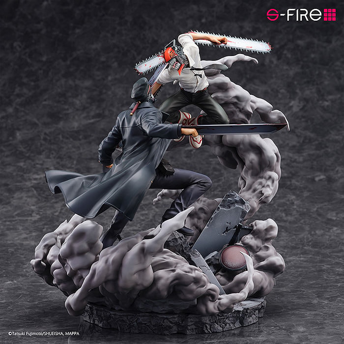 Chainsaw Man Chainsaw Man vs. Samurai Sword Collectible Figure  (Prototype Shown) View 7