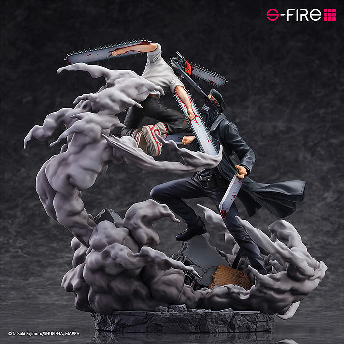 Chainsaw Man Chainsaw Man vs. Samurai Sword Collectible Figure  (Prototype Shown) View 8