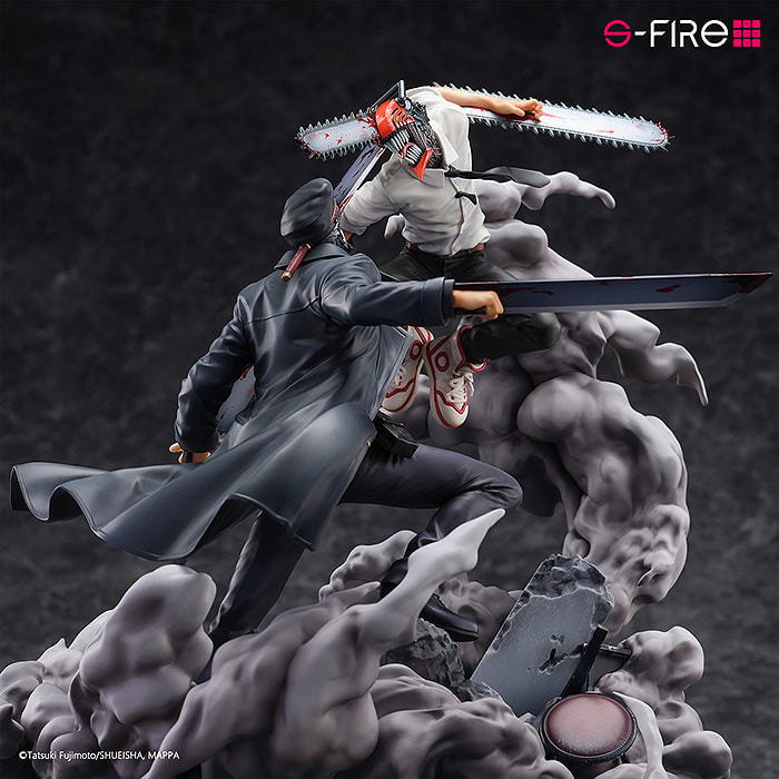Chainsaw Man Chainsaw Man vs. Samurai Sword Collectible Figure  (Prototype Shown) View 10