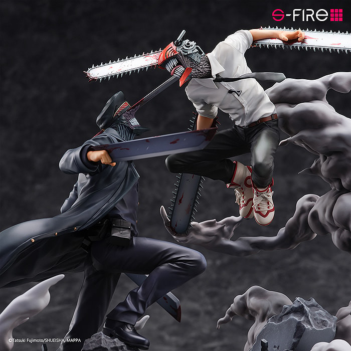 Chainsaw Man Chainsaw Man vs. Samurai Sword Collectible Figure  (Prototype Shown) View 11