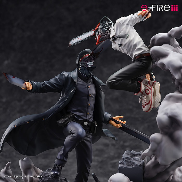 Chainsaw Man Chainsaw Man vs. Samurai Sword Collectible Figure  (Prototype Shown) View 12