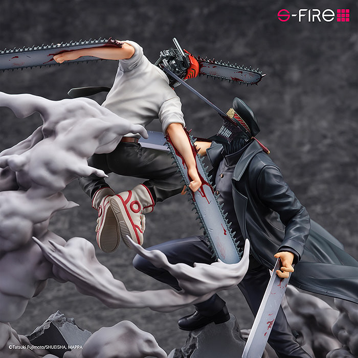 Chainsaw Man Chainsaw Man vs. Samurai Sword Collectible Figure  (Prototype Shown) View 13