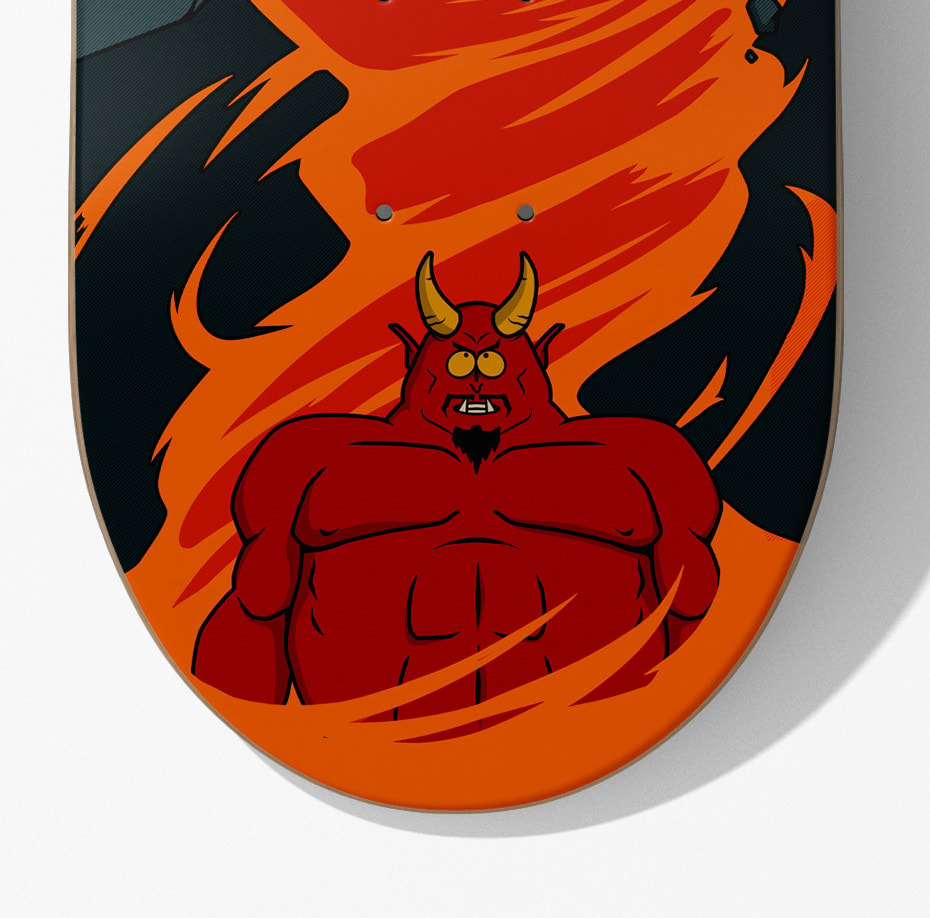 South Park Kenny Goes to Hell Skateboard Deck  (Prototype Shown) View 5