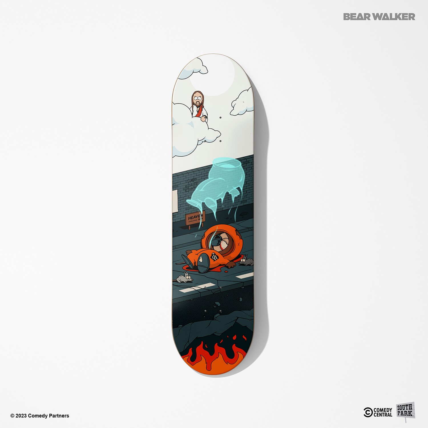 South Park Kenny Goes to Heaven Skateboard Deck  (Prototype Shown) View 7