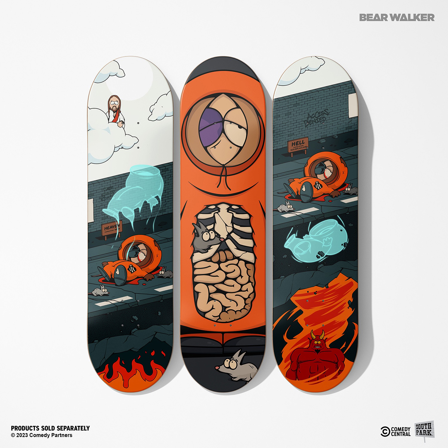 South Park Dead Kenny Skateboard Deck  (Prototype Shown) View 8
