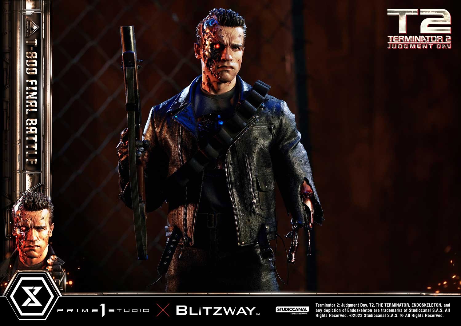 T-800 Final Battle 1:3 Scale Statue by Prime 1 Studio