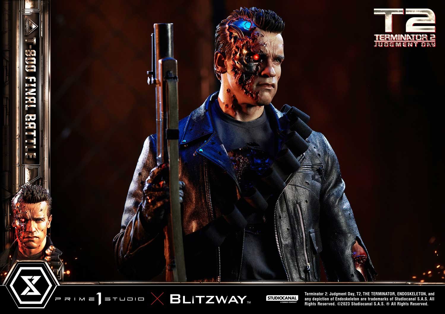 T-800 Final Battle 1:3 Scale Statue by Prime 1 Studio | Sideshow