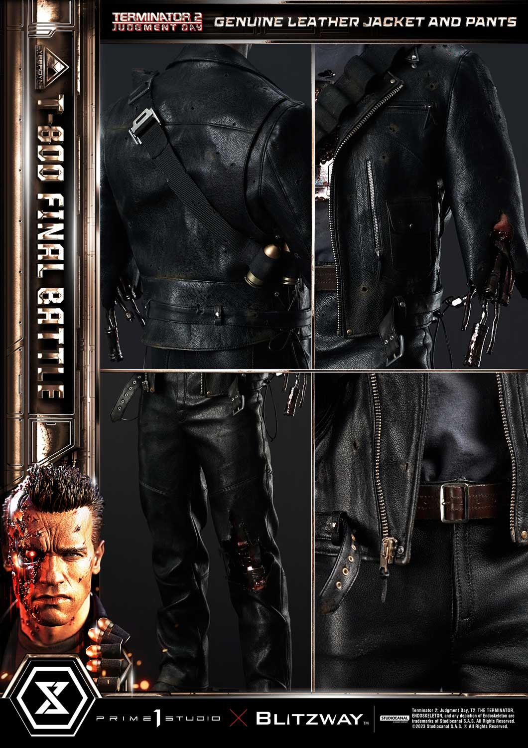 T-800 Final Battle 1:3 Scale Statue by Prime 1 Studio | Sideshow