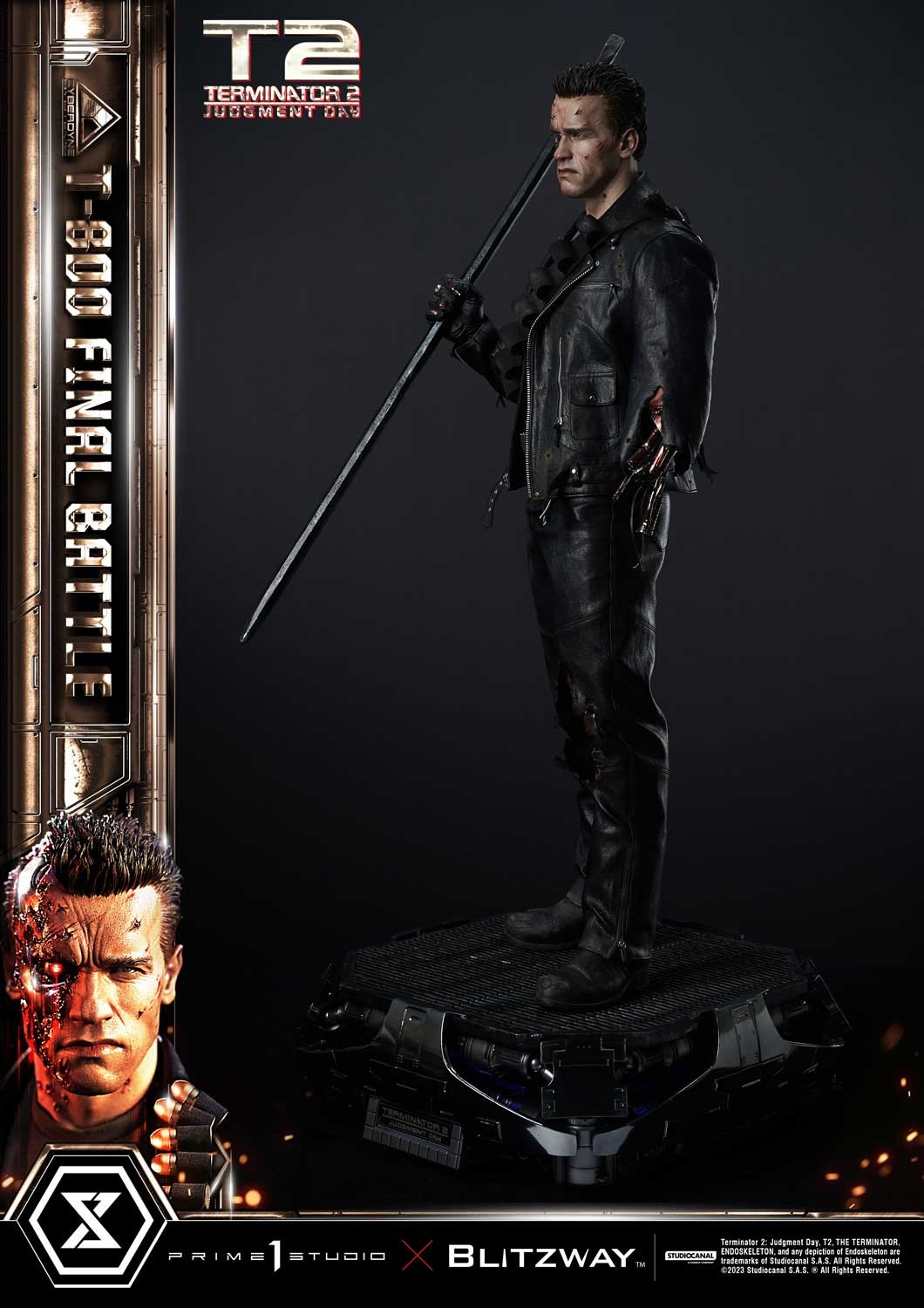T-800 Final Battle 1:3 Scale Statue by Prime 1 Studio