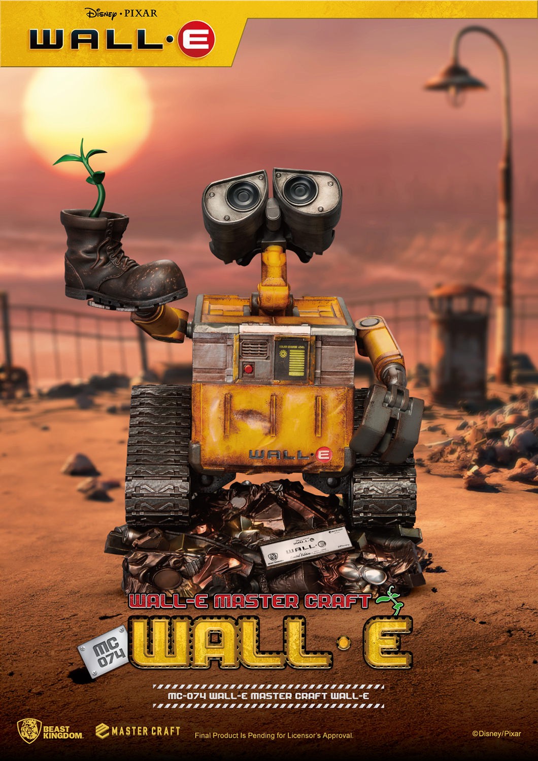Disney Wall-E Statues  (Prototype Shown) View 1