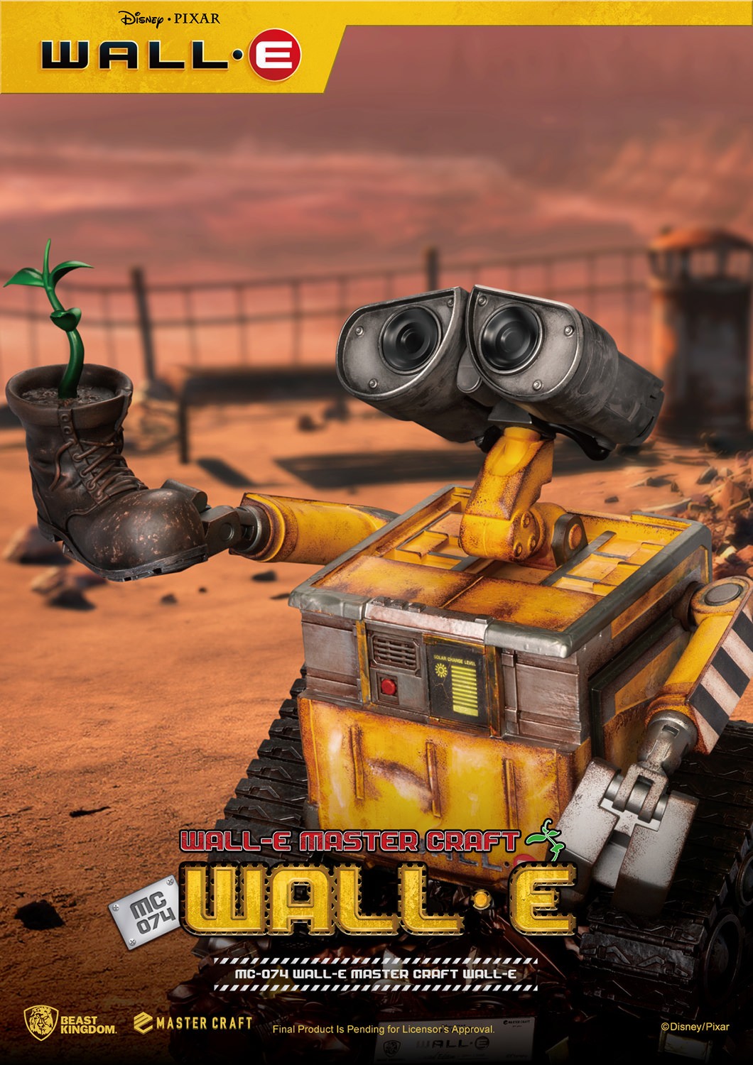 Disney Wall-E Statues  (Prototype Shown) View 3
