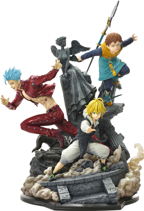 Statue Seven Deadly Sins : Ban Vs King 1/6 Par Figurama Collectors, Neuve Scellée