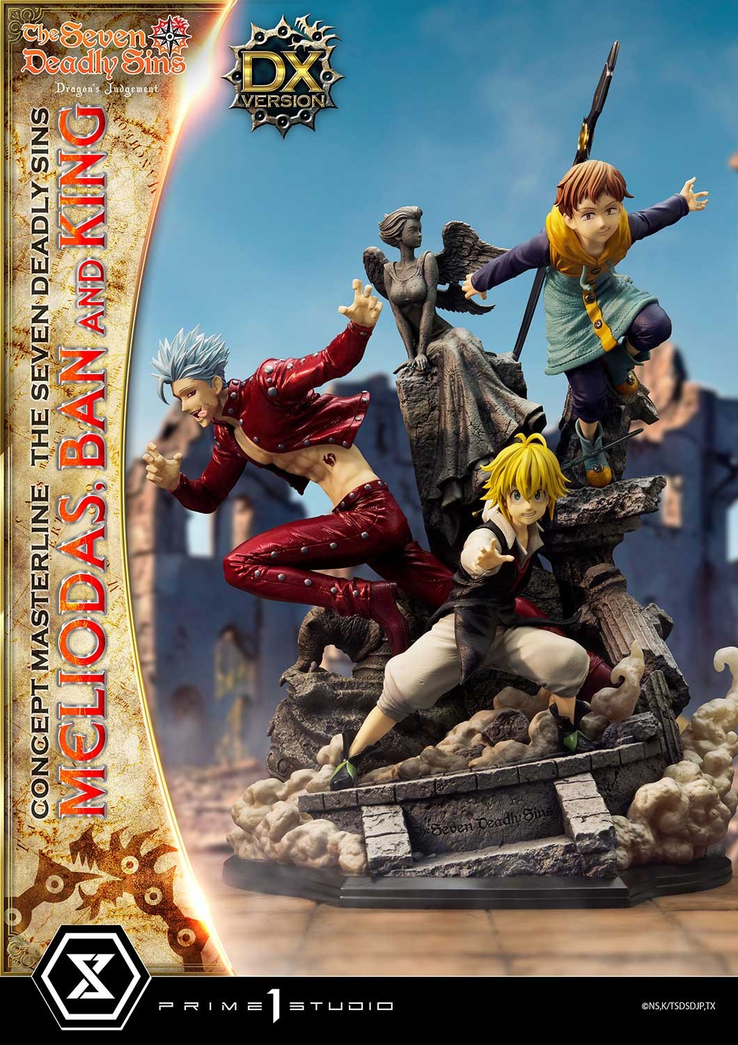 The Seven Deadly Sins Meliodas, Ban, and King (Deluxe Bonus Version) Statues  View 10