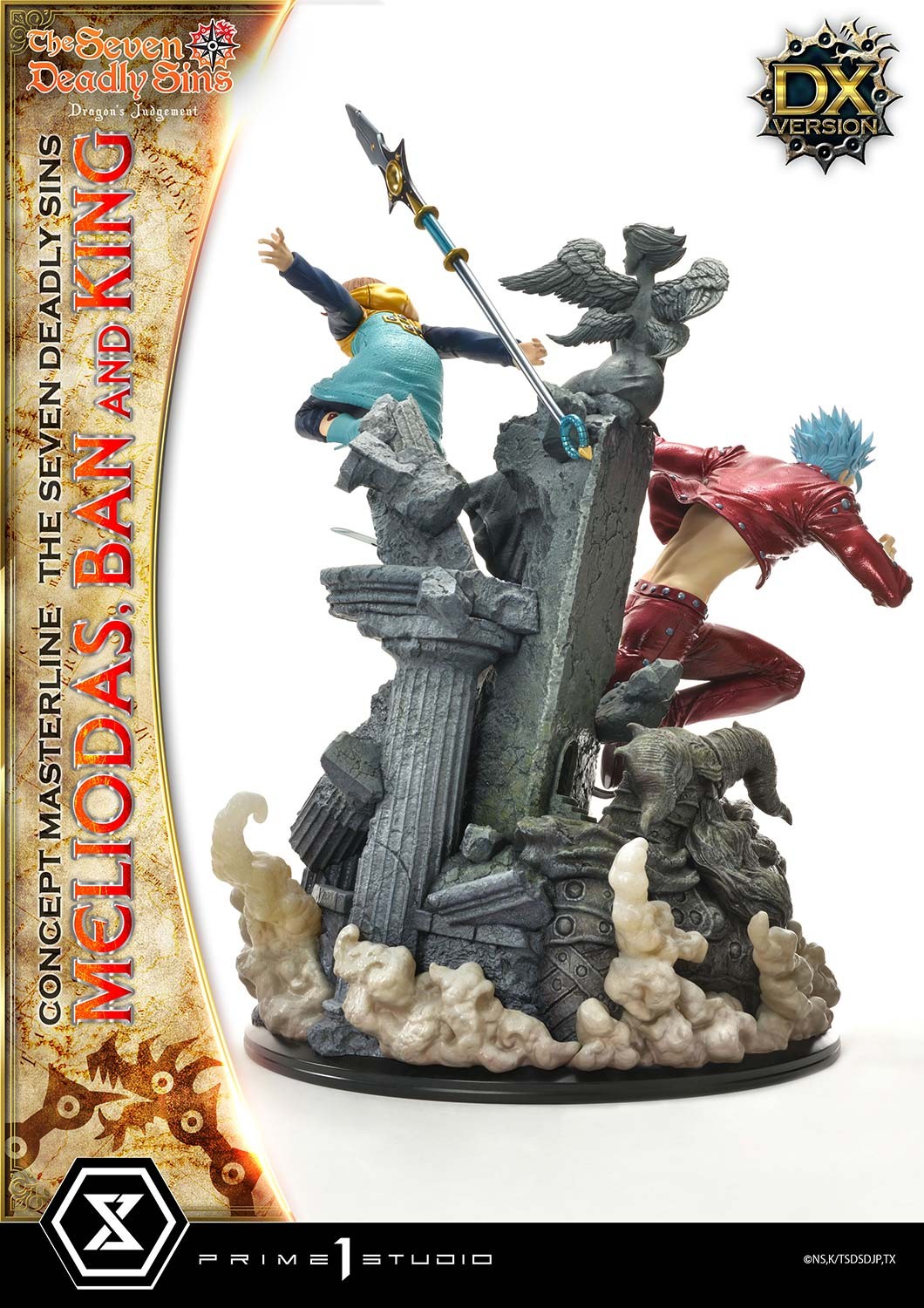 The Seven Deadly Sins Meliodas, Ban, and King (Deluxe Bonus Version) Statues  View 14