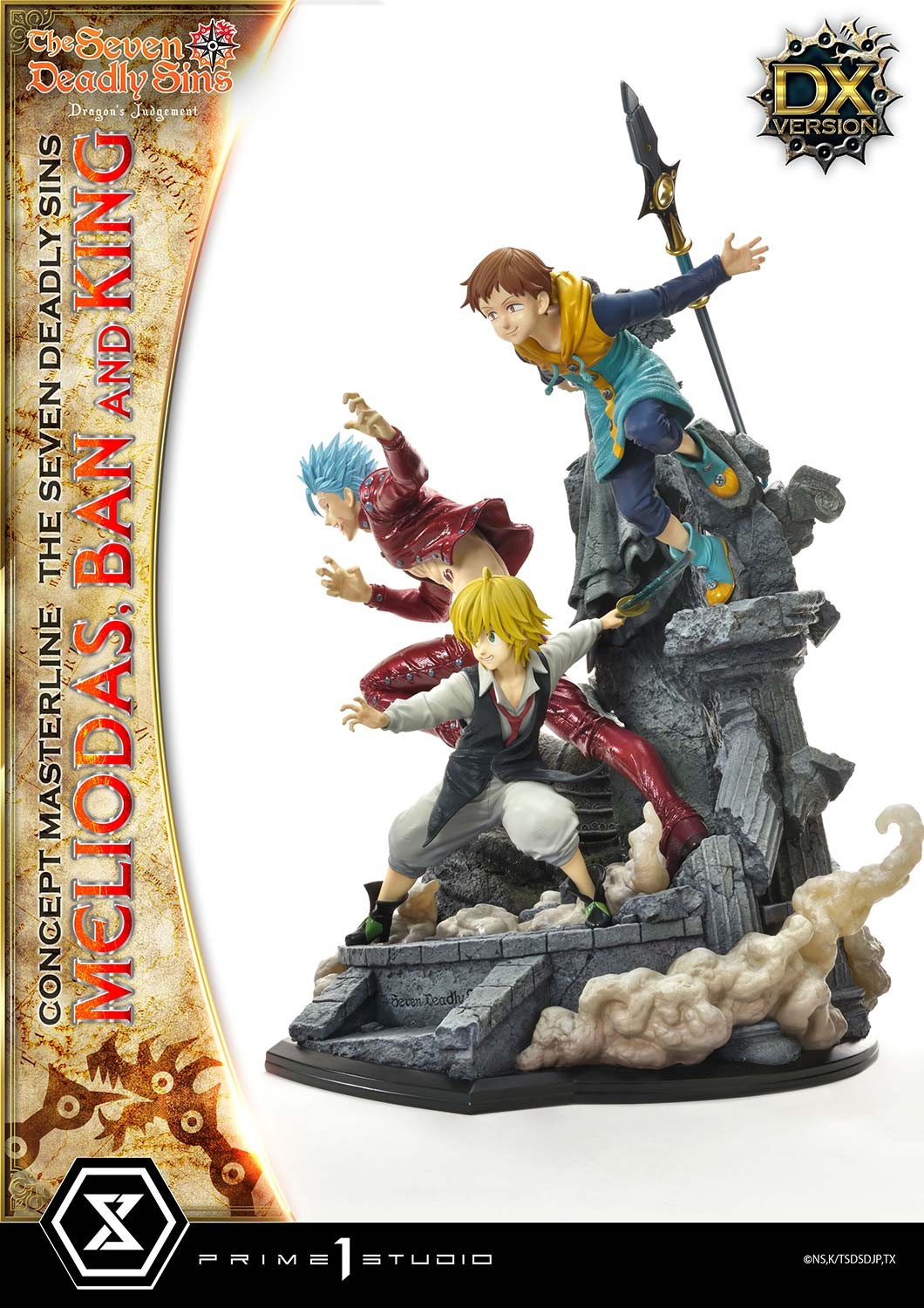 The Seven Deadly Sins Meliodas, Ban, and King (Deluxe Bonus Version) Statues  View 15