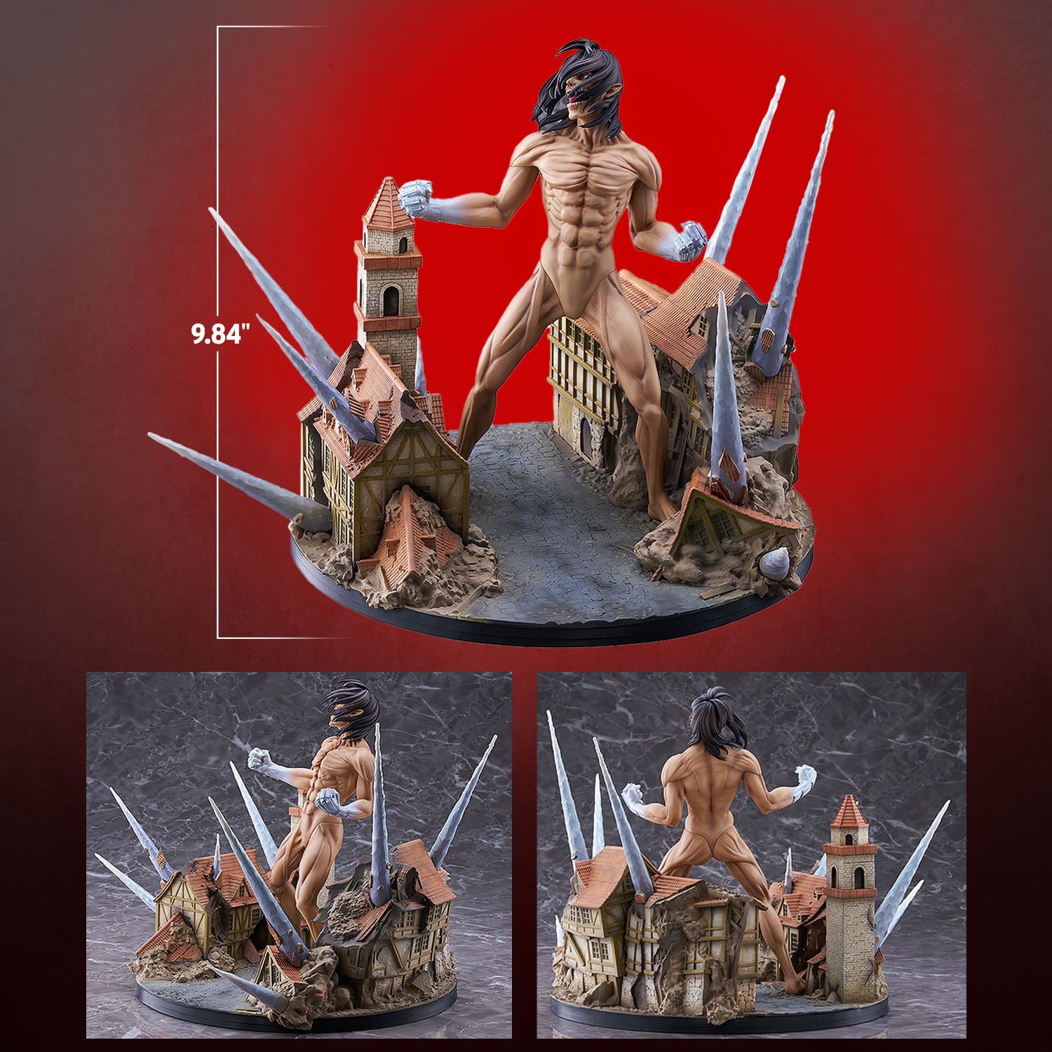 Attack on Titan Eren Jaeger (Attack Titan Version) Judgment Collectible Figure  (Prototype Shown) View 2