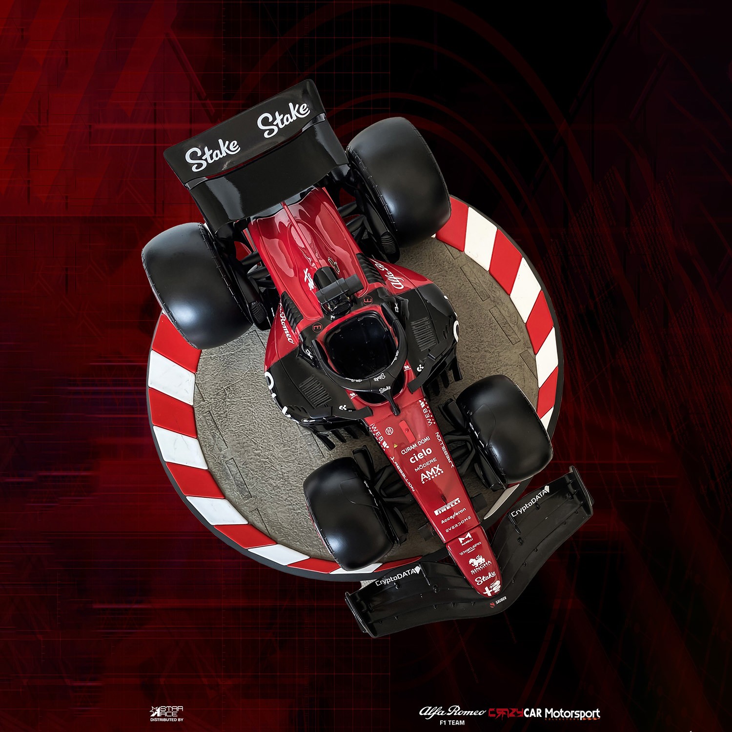 Formula 1 Alfa Romeo Statues  (Prototype Shown) View 3