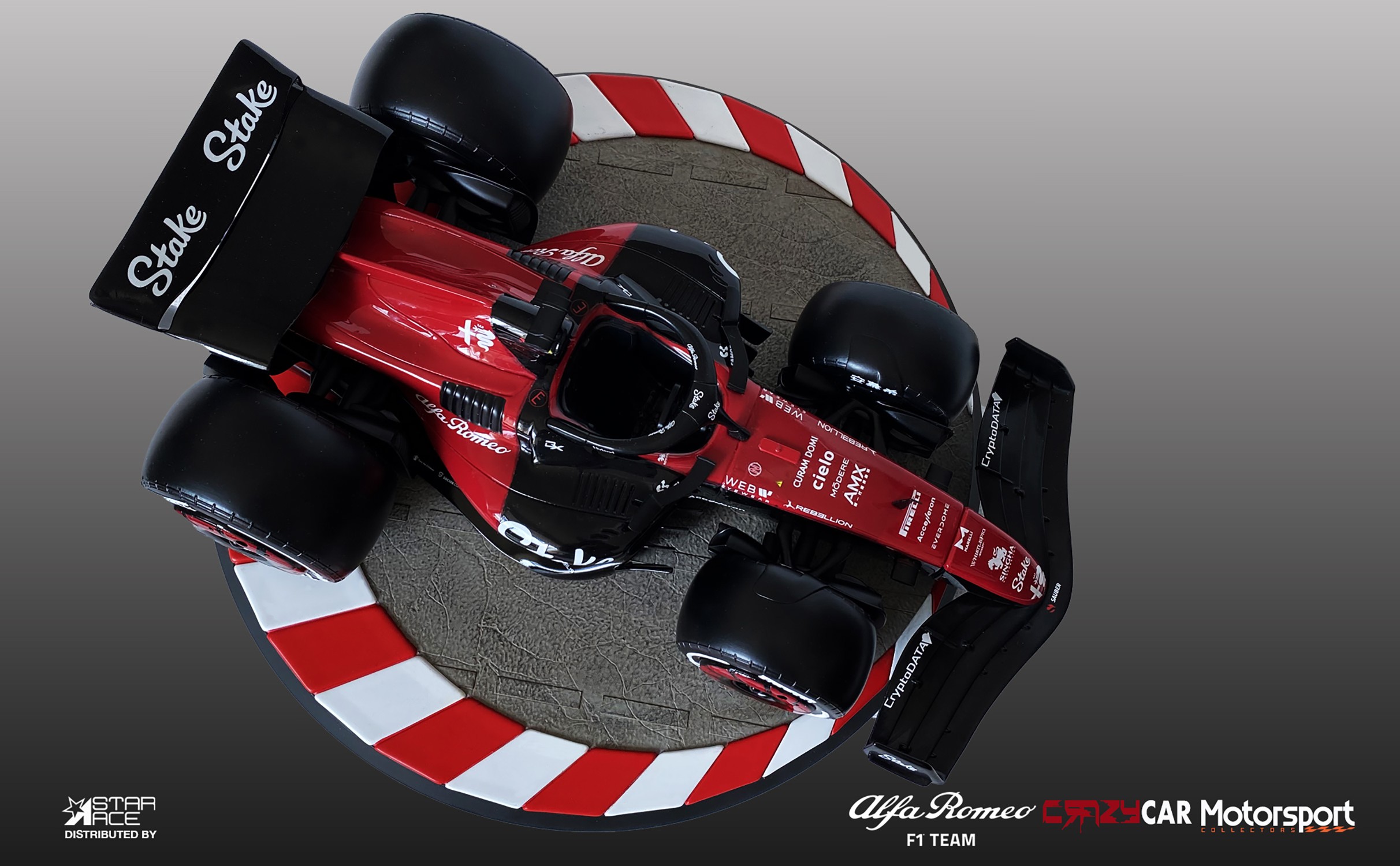 Formula 1 Alfa Romeo Statues  (Prototype Shown) View 10
