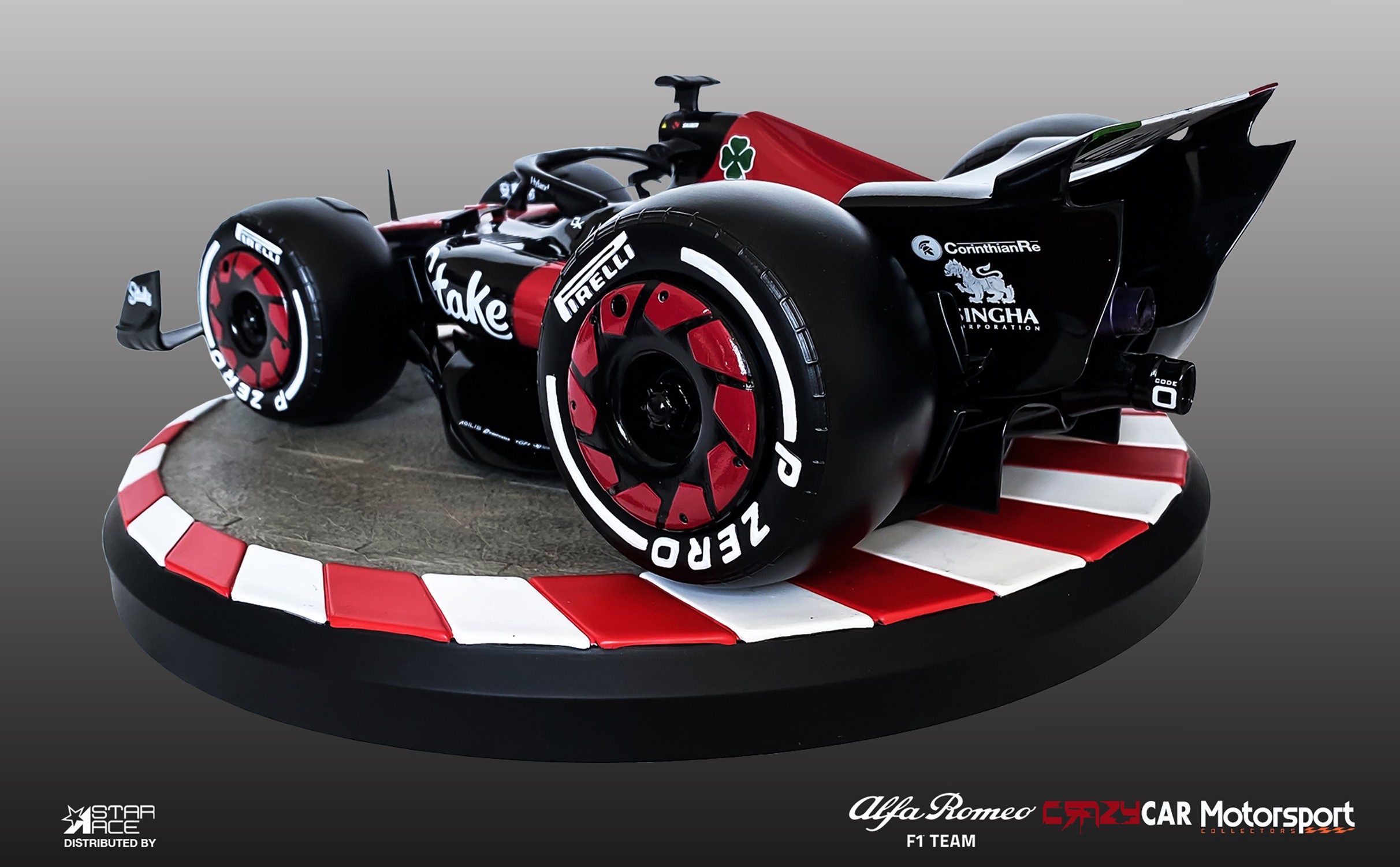 Formula 1 Alfa Romeo Statues  (Prototype Shown) View 12