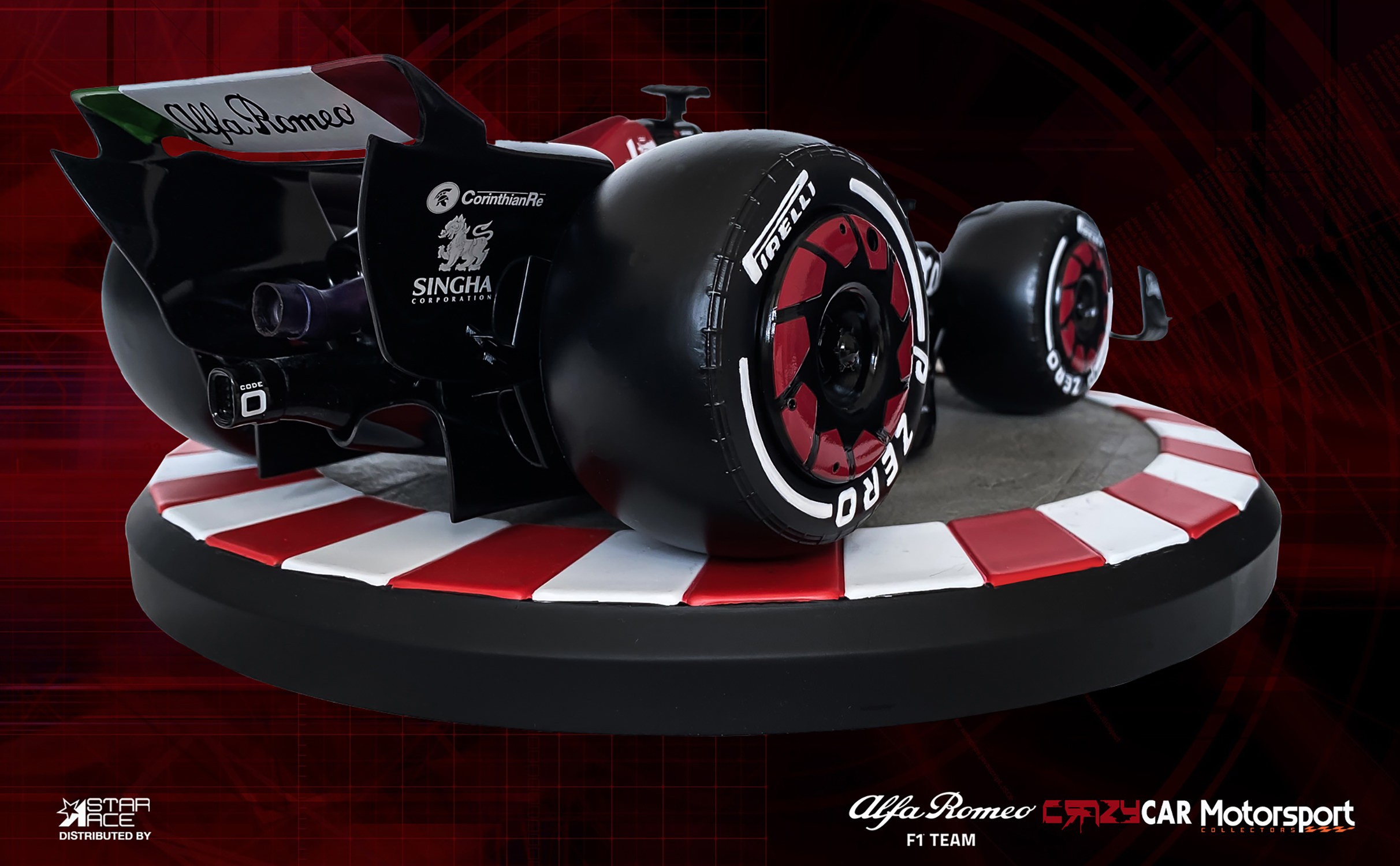 Formula 1 Alfa Romeo Statues  (Prototype Shown) View 14
